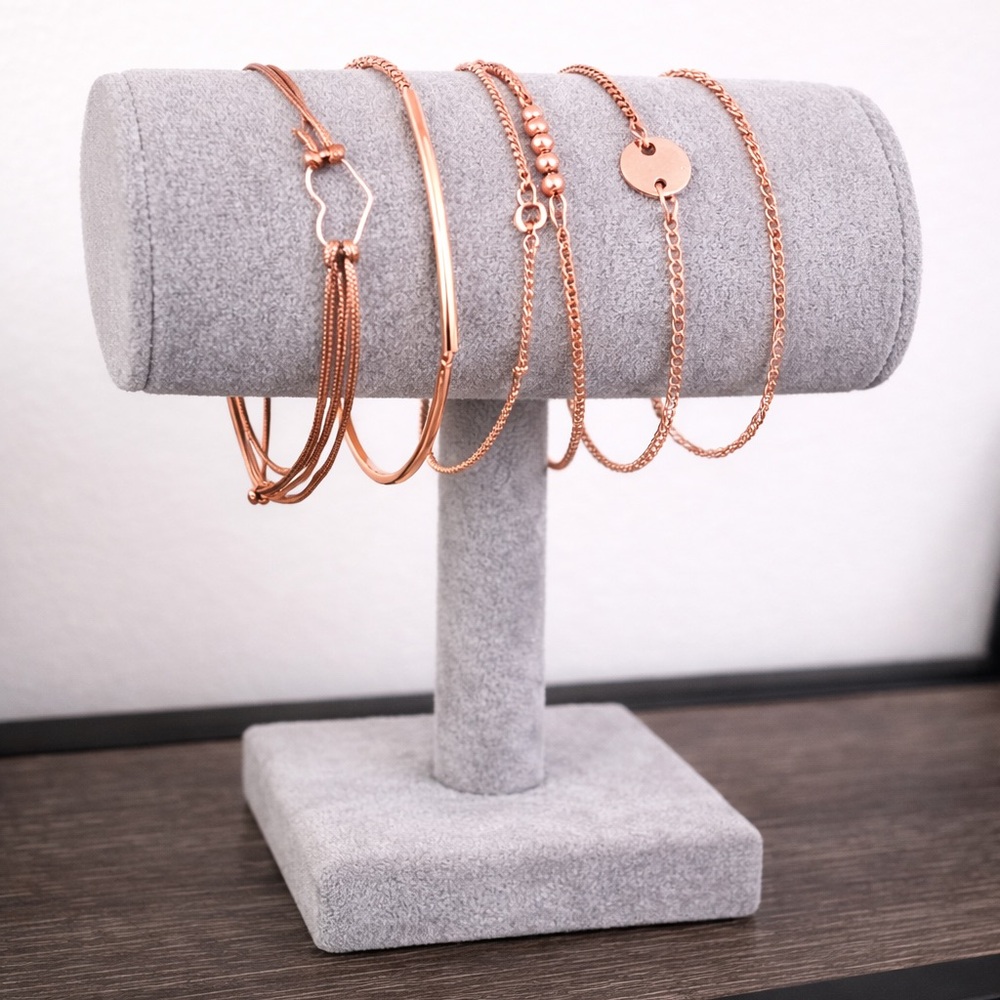 Bracelet Set Assorted Beaded Multiple Stackable Wrap Bangle Jewelry Adjustable